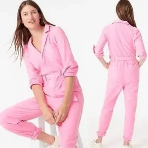 完売品[NKJ2025SS]REMAKE COVERALL ピンクオーバーダイ J. Crew | Pants & Jumpsuits | J Crew Garment Dyed Pink Bright